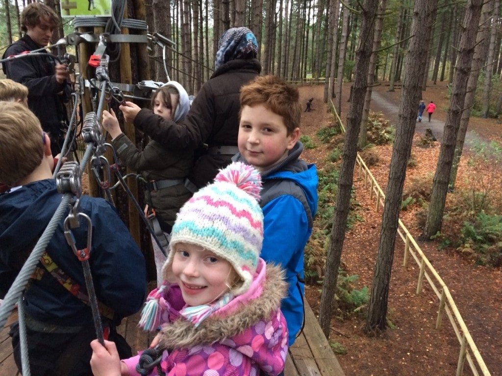 Go Ape Delamere Forest www.minitravellers.co.uk