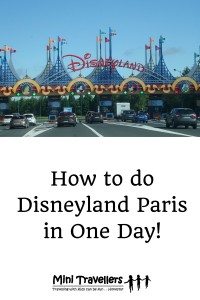 How to do Disneyland Paris in One Day