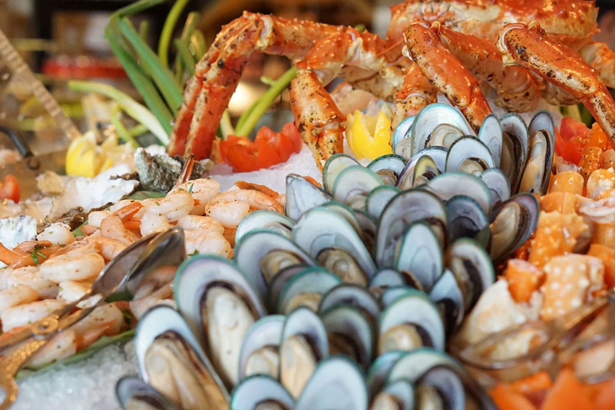 Food at the Palm Dubai
