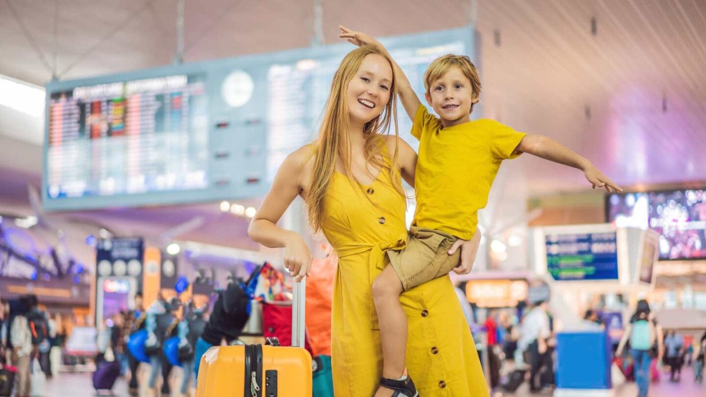 Tips for Flying with kids Photo Credit Deposit Photo