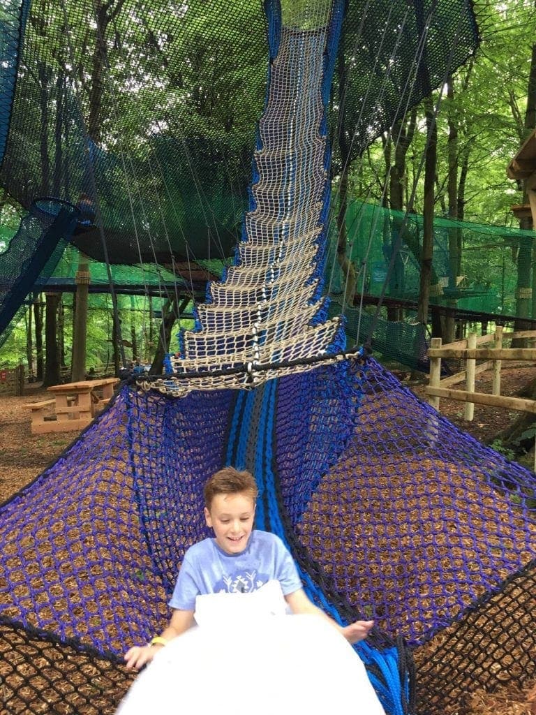 Treetop Nets in Heaton Park, Manchester www.minitravellers.co.uk
