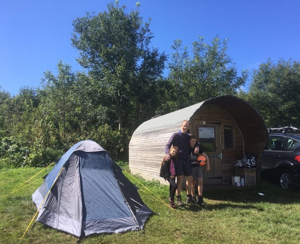 Glamping at Tamar Lake | Family Friendly Campsite Cornwall www.minitravellers.co.uk