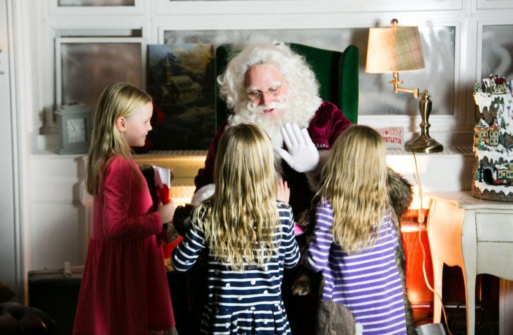 Santa's Christmas Party at the Cunard Building, Liverpool www.minitravellers.co.uk