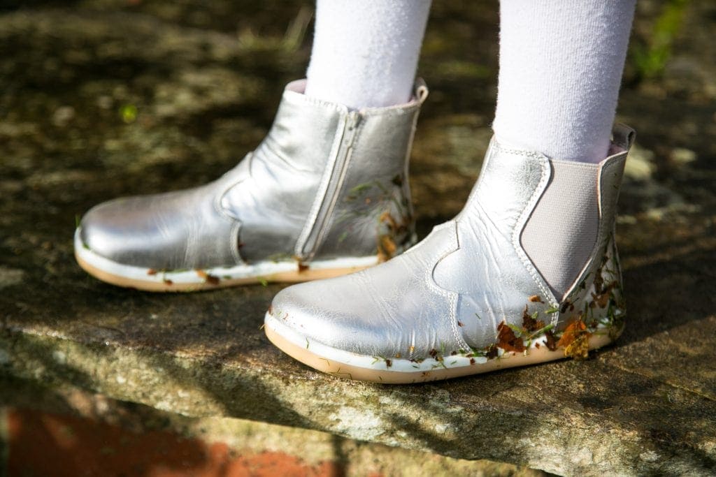 Autumn Leaves and Bobux Boots www.minitravellers.co.uk