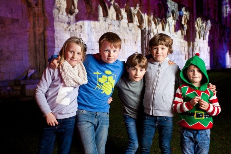 Christmas at York Museum Gardens www.minitravellers.co.uk