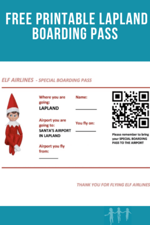 free printable Lapland Boarding Pass