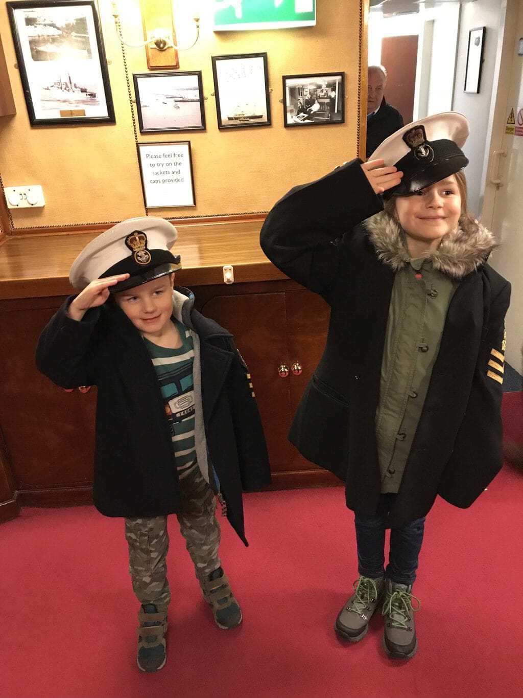 Visiting Royal Yacht Britannia as part of the 7 Places to Visit on a Family City Break in Edinburgh www.minitravellers.co.uk