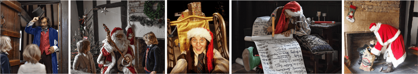 Santa at at Shakespeare’s Schoolroom