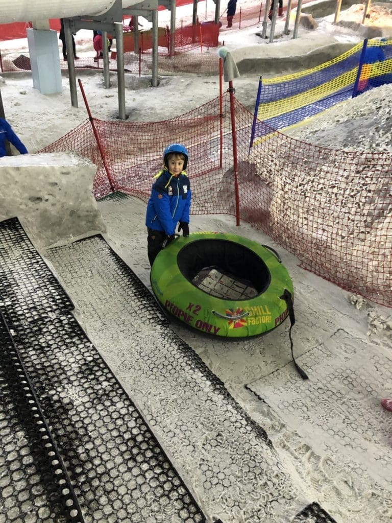Santa at the Chill Factore in Manchester