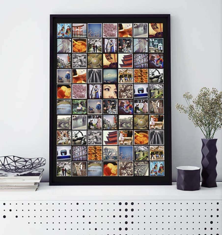 Our signature product, the PosterCandy photo poster. A collage of your favourite moments arranged on a modern grid will brighten your walls both at home and at work.