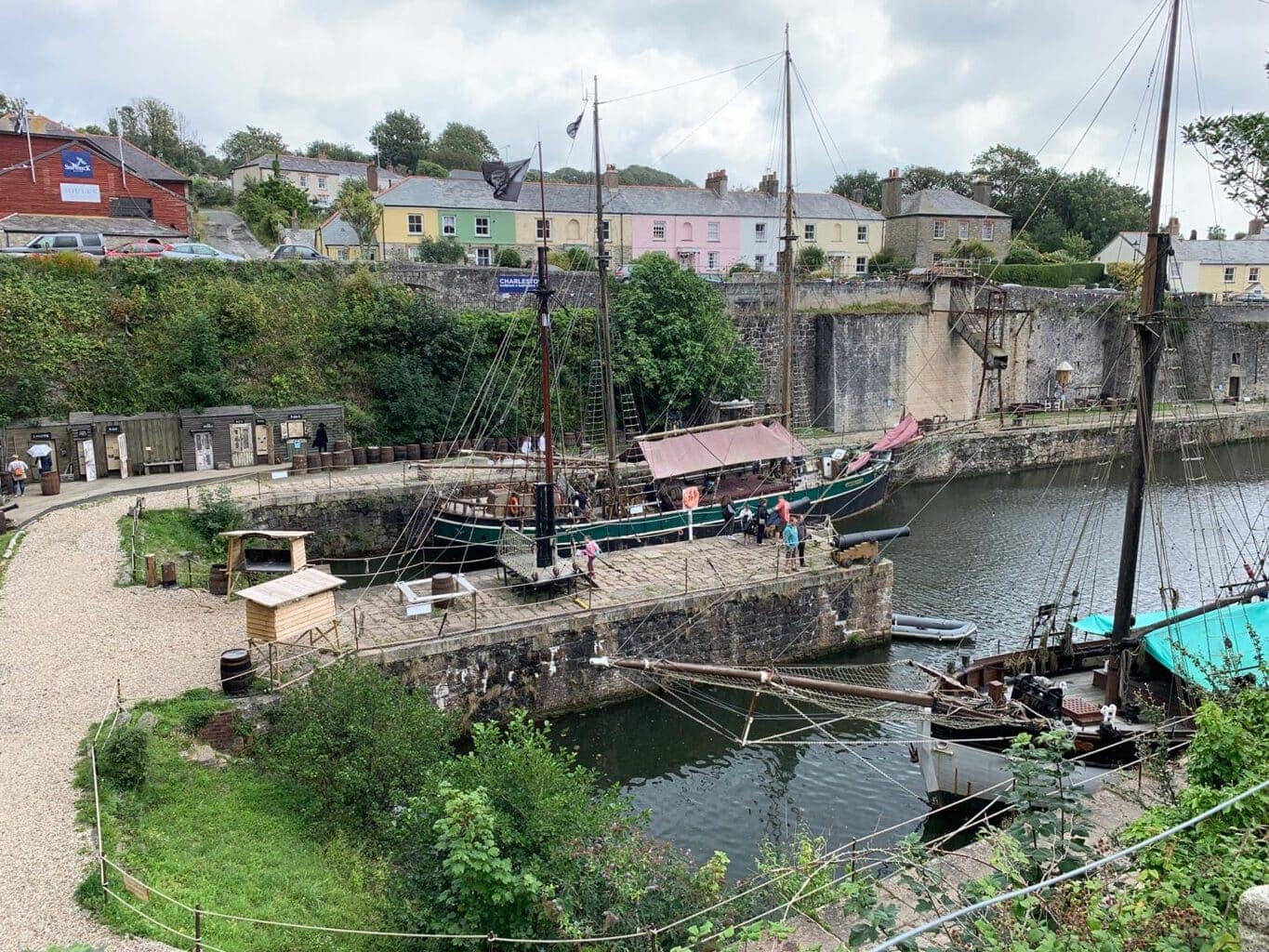 Charlestown Harbour and Shipwreck Museum, St Austell Cornwall