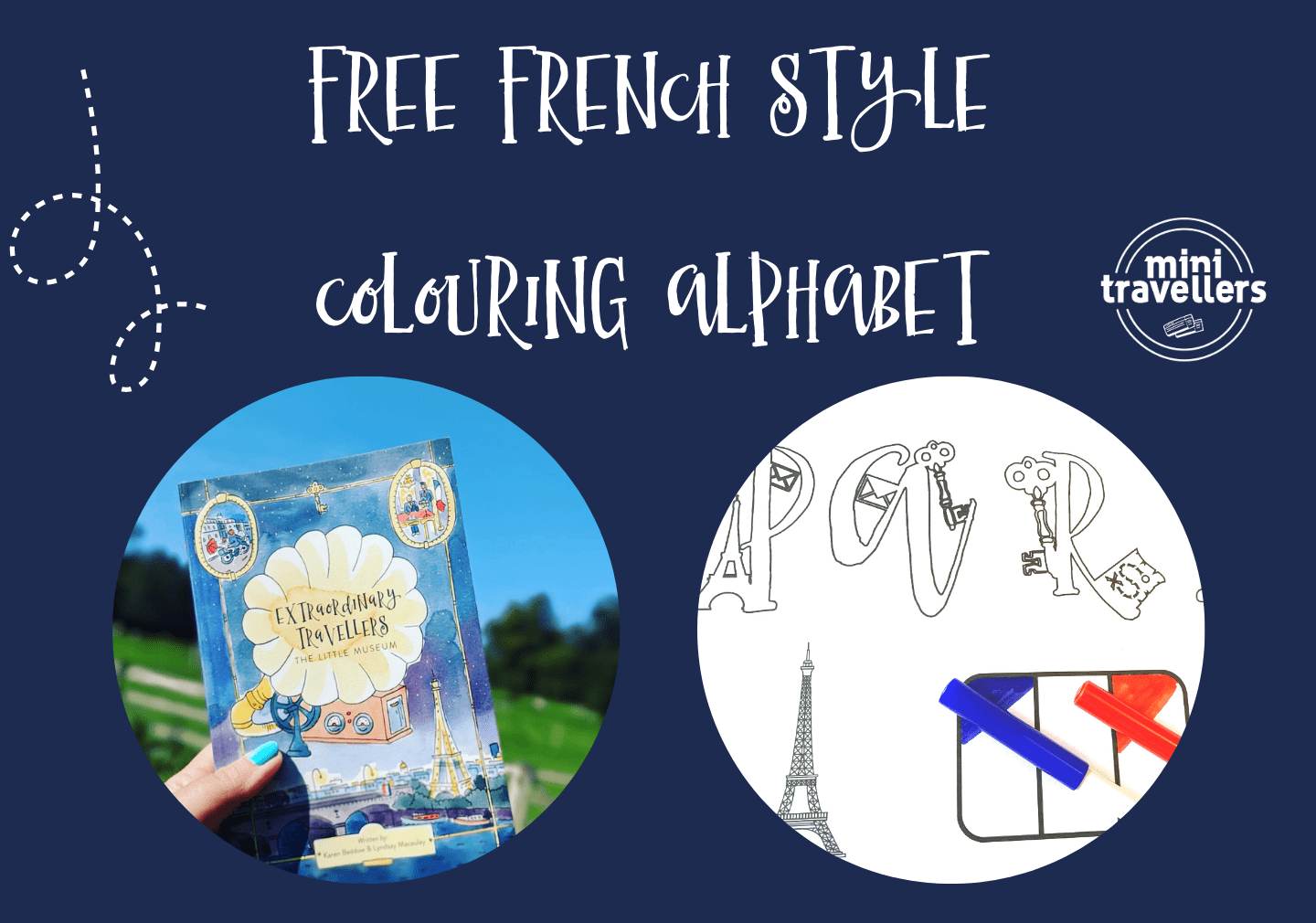 Free Paris Colouring Sheet