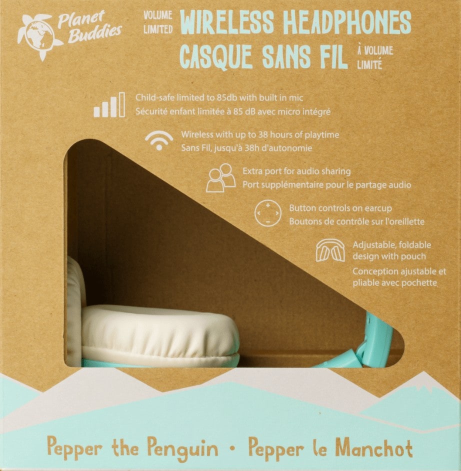 The packaging for each Planet Buddies product is made from 100% recyclable cardboard, with no plastic use and is printed with soy-based inks