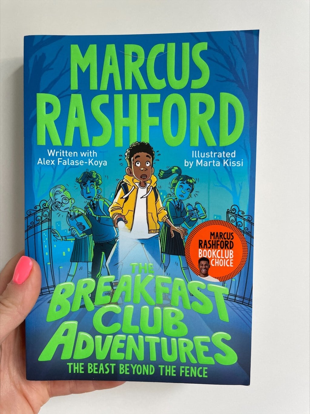 The Breakfast Club Adventures - The Beast Beyond the Fence – Alex Falase-Koya (author), Marta Kissi (illustrator), Macmillan Children’s Books (publisher)