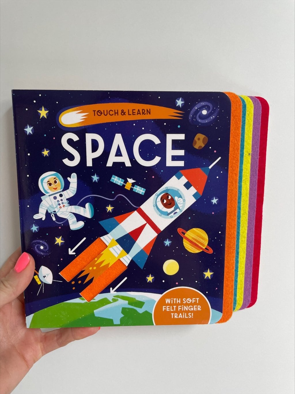 Touch and Learn: Space – Becky Davies (author), Mei Stoyva (illustrator), text and Illustrations copyright, Little Tiger Press Ltd, Little Tiger Press Ltd (publisher)