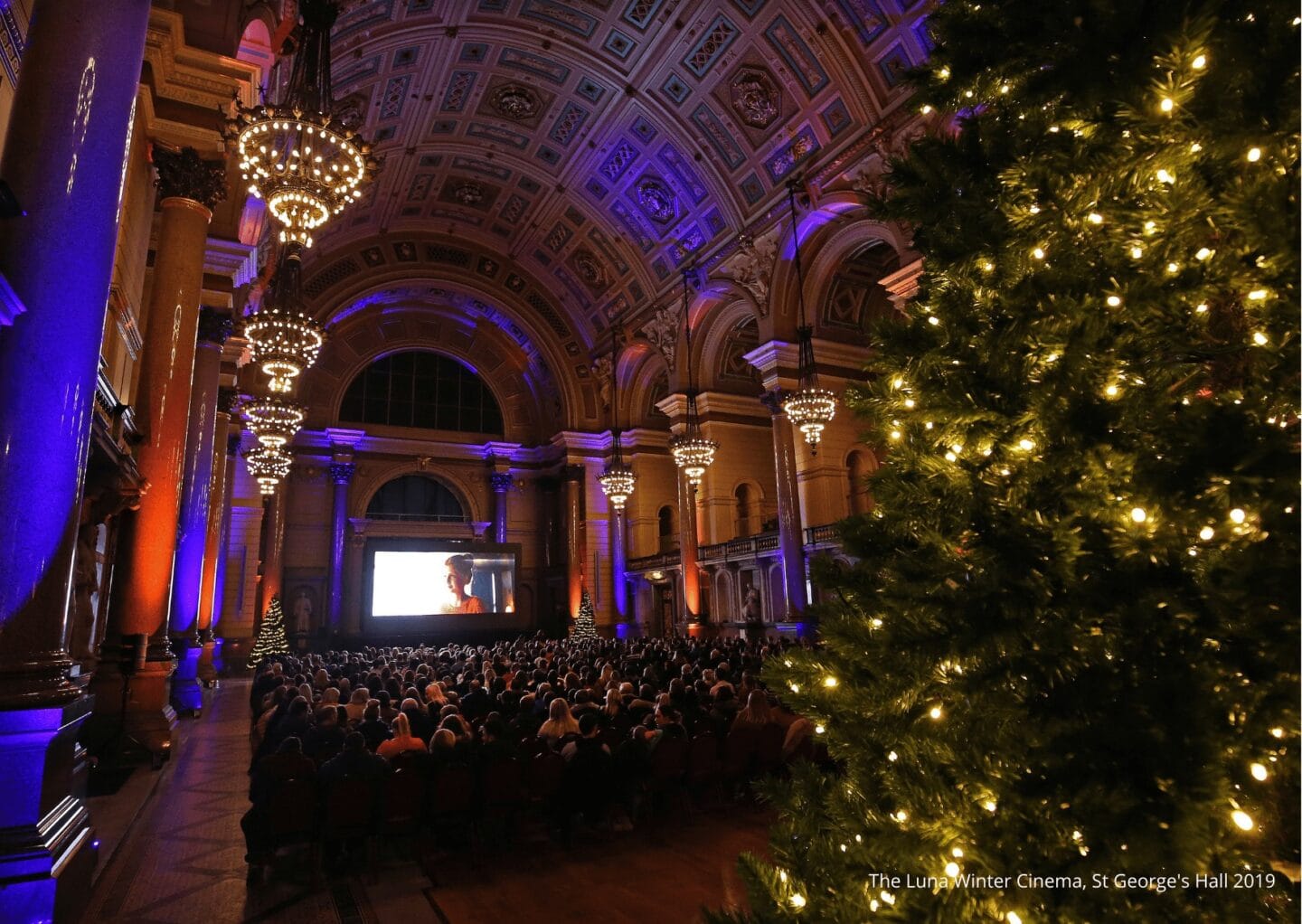 Elf at The Luna Cinema in St. George’s Hall, Liverpool