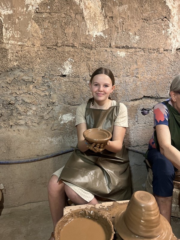 Pottery Workshop in Marrakech with Kids