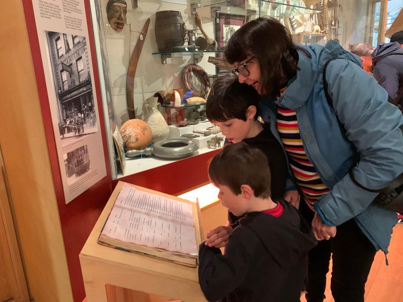 We visited the National Maritime Museum Cornwall on a very rainy day during the Easter holidays. The queue out of the door was the first indication that it was a popular family attraction!