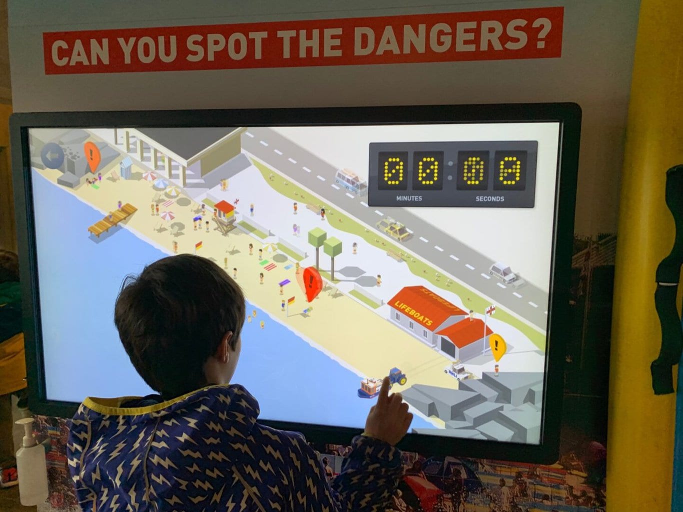 We visited the National Maritime Museum Cornwall on a very rainy day during the Easter holidays. The queue out of the door was the first indication that it was a popular family attraction!