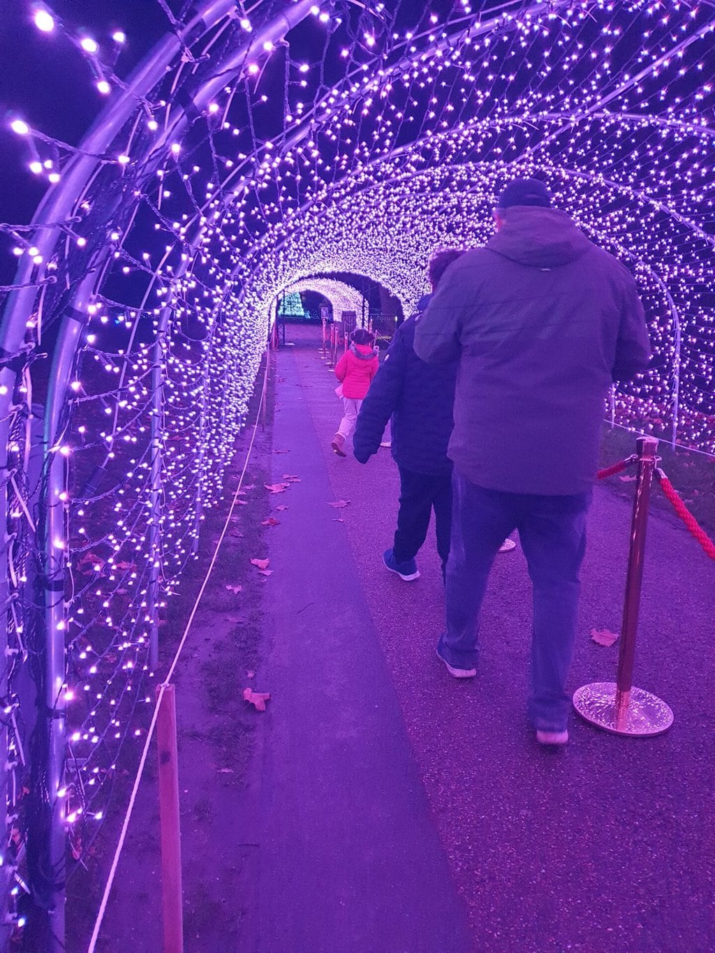 Warwick Castle Light Trail