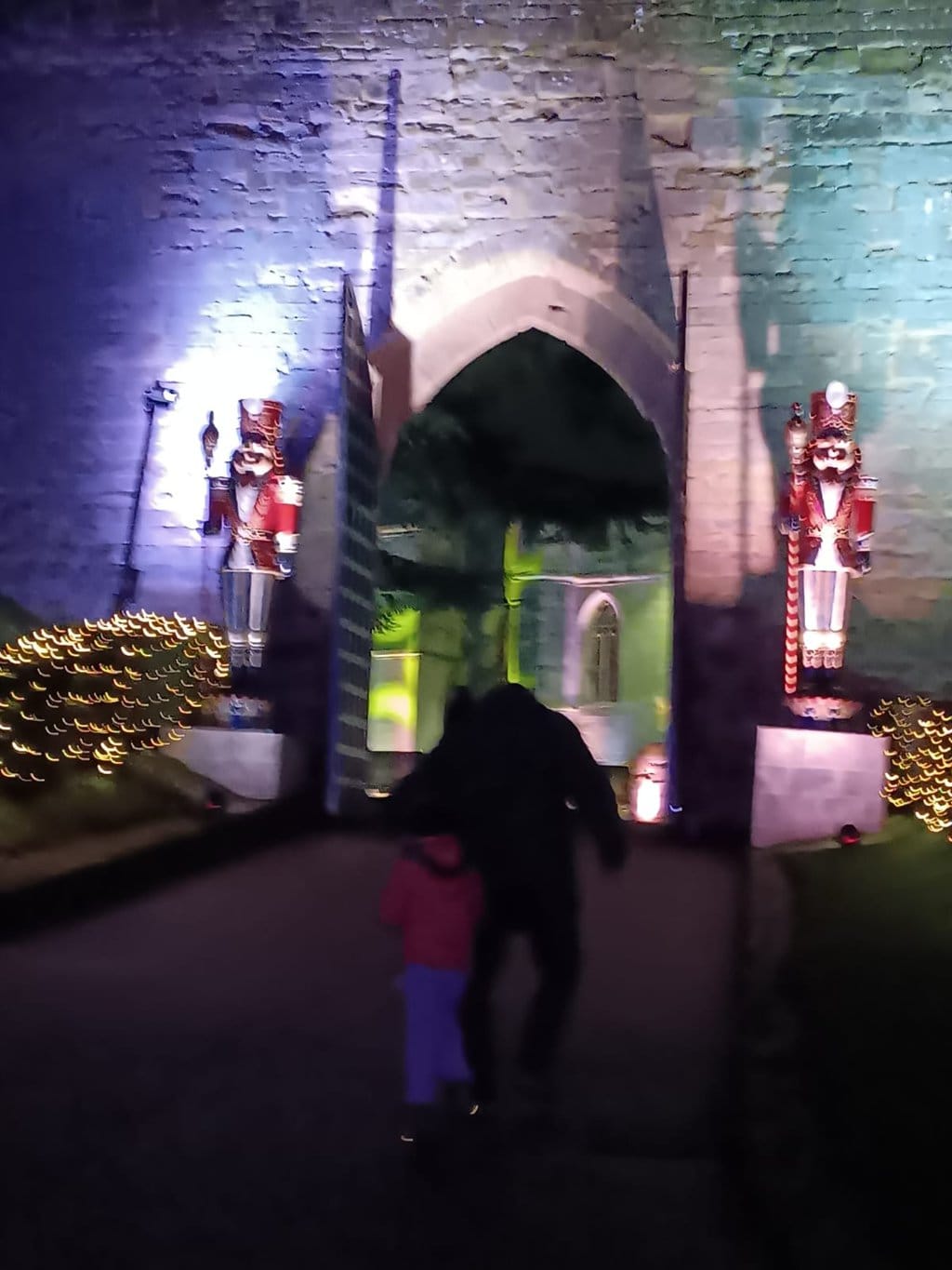 Warwick Castle Light Trail