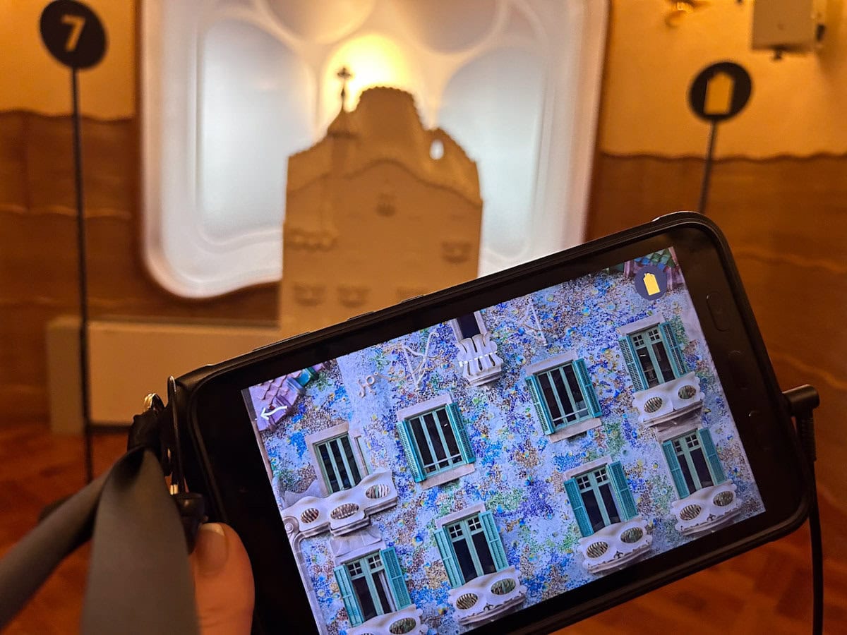 The Audio and Visual Guide at Casa Batlló In Barcelona