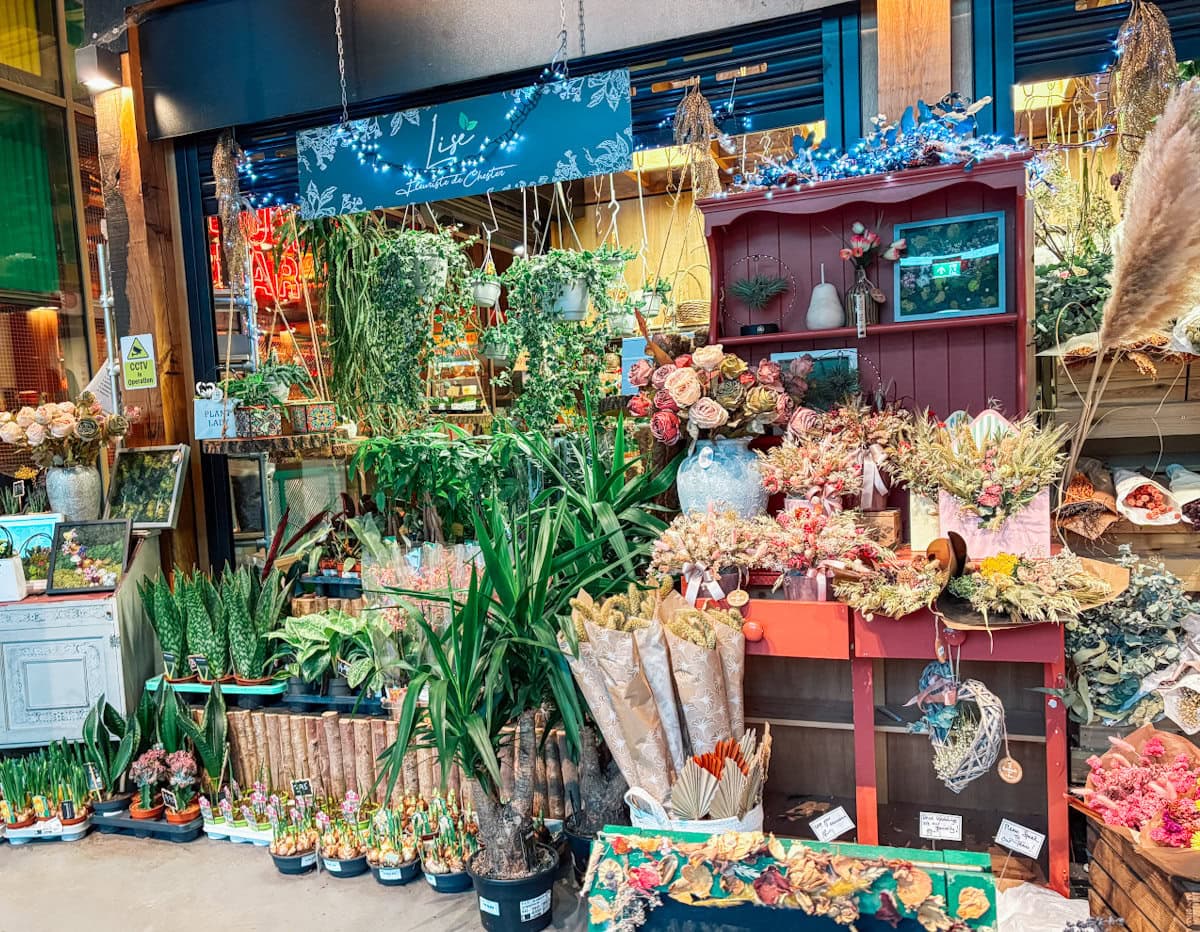 Flower Stall at Chester Market