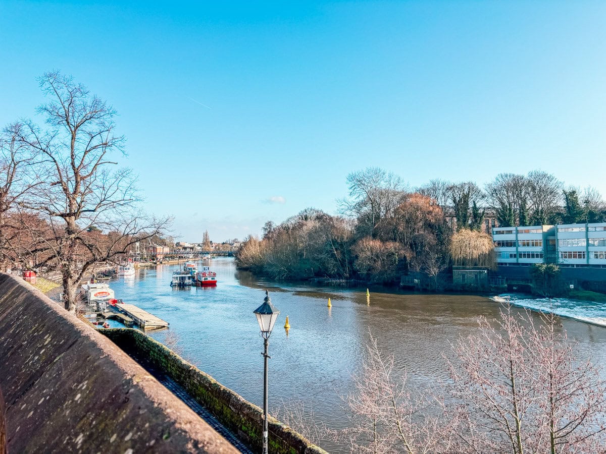 Take a walk along the River Dee in Chester