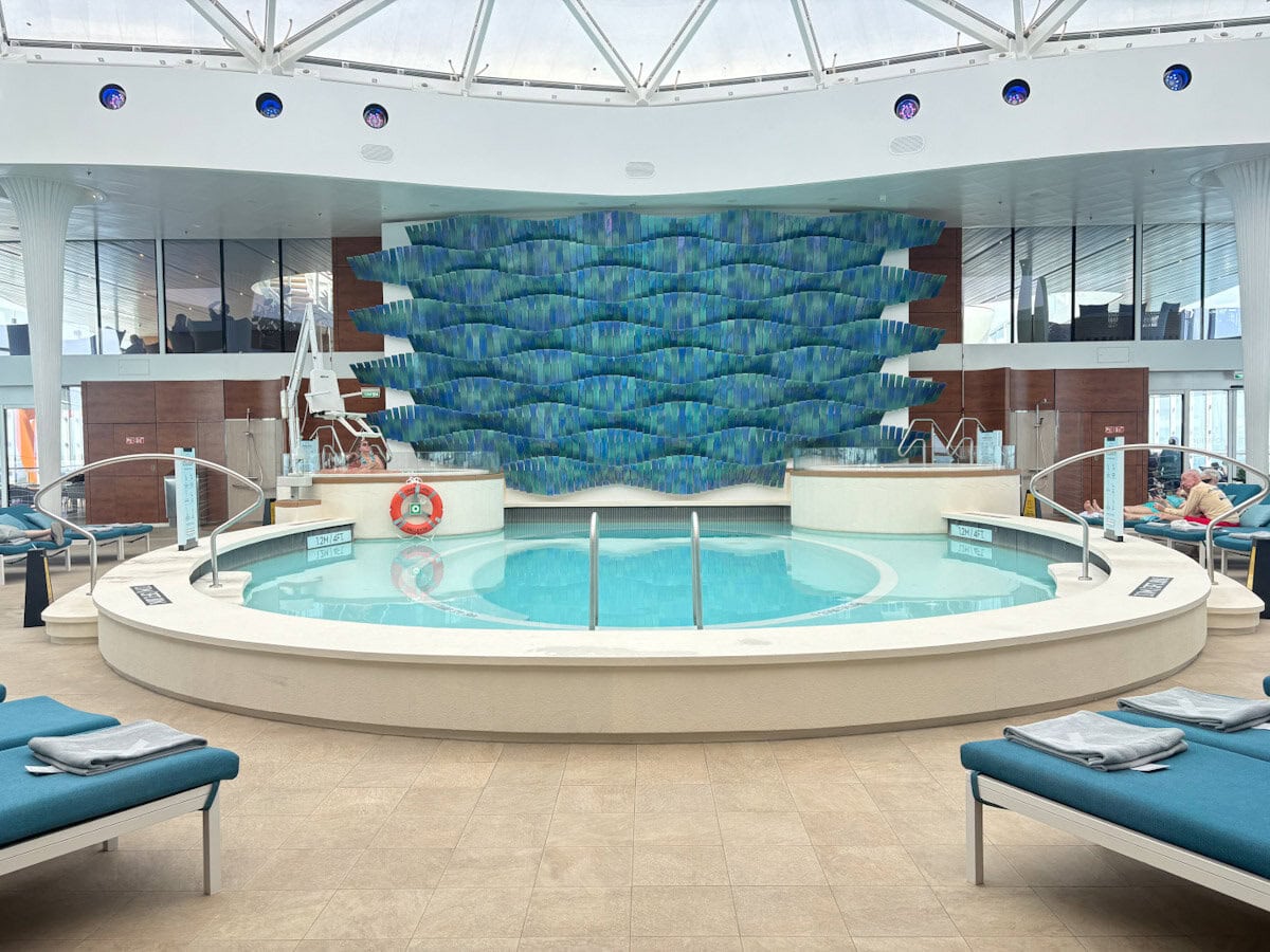 Solarium pool on Celebrity Apex