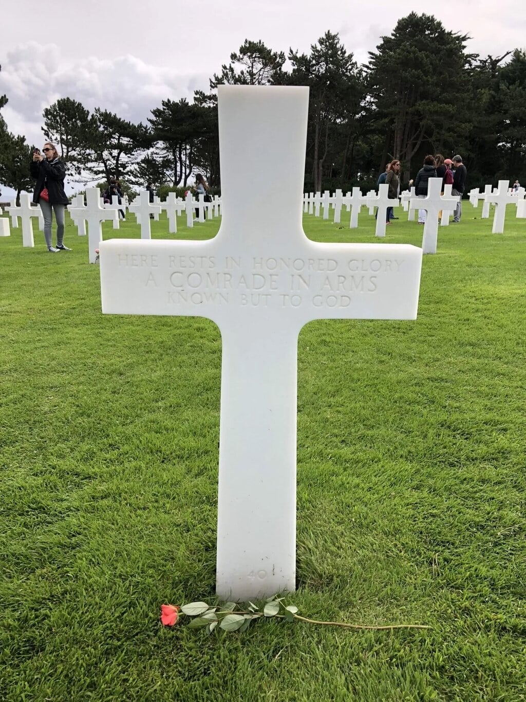 Colleville sur mer war cemetery