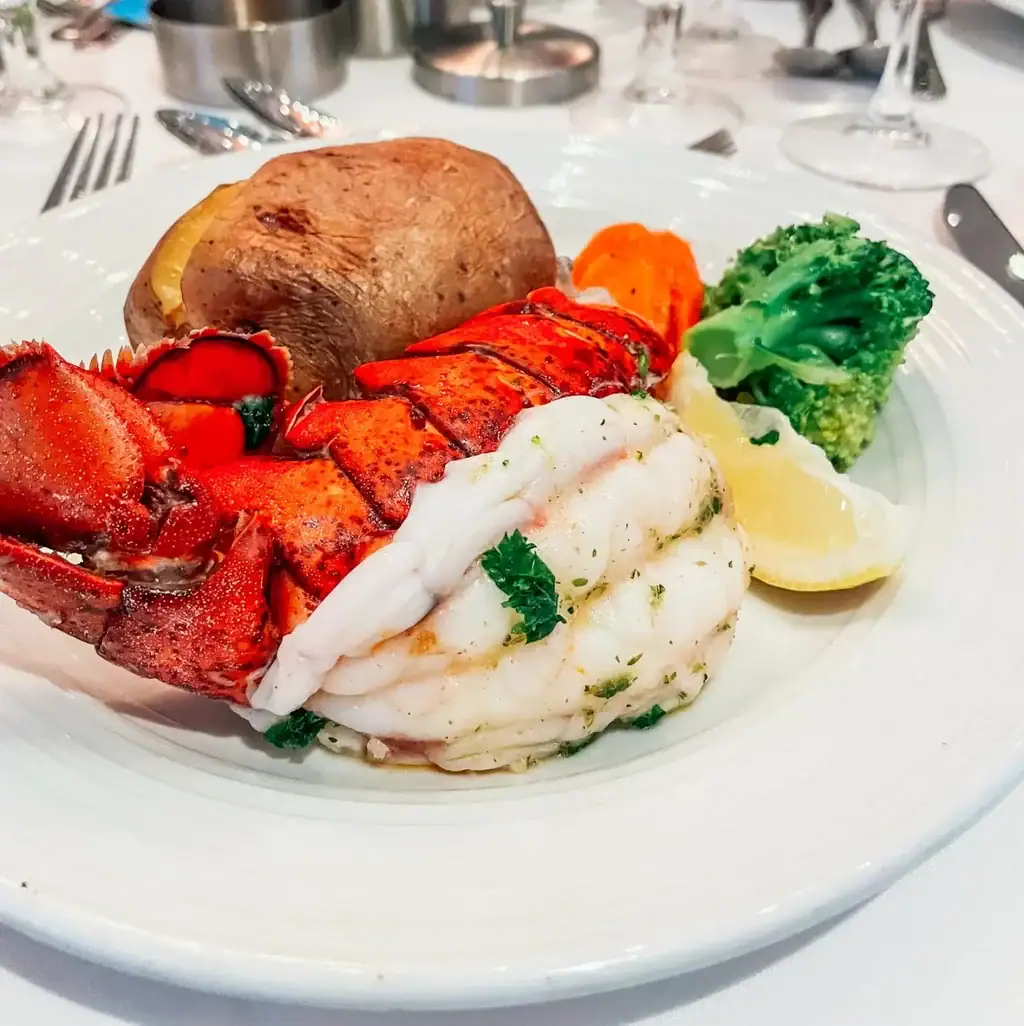 Lobster night in the main Dining room
