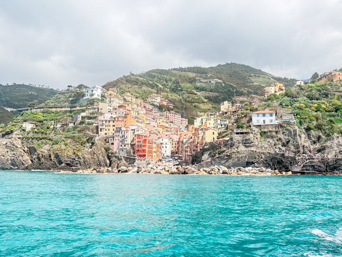 Riomaggiore from the water