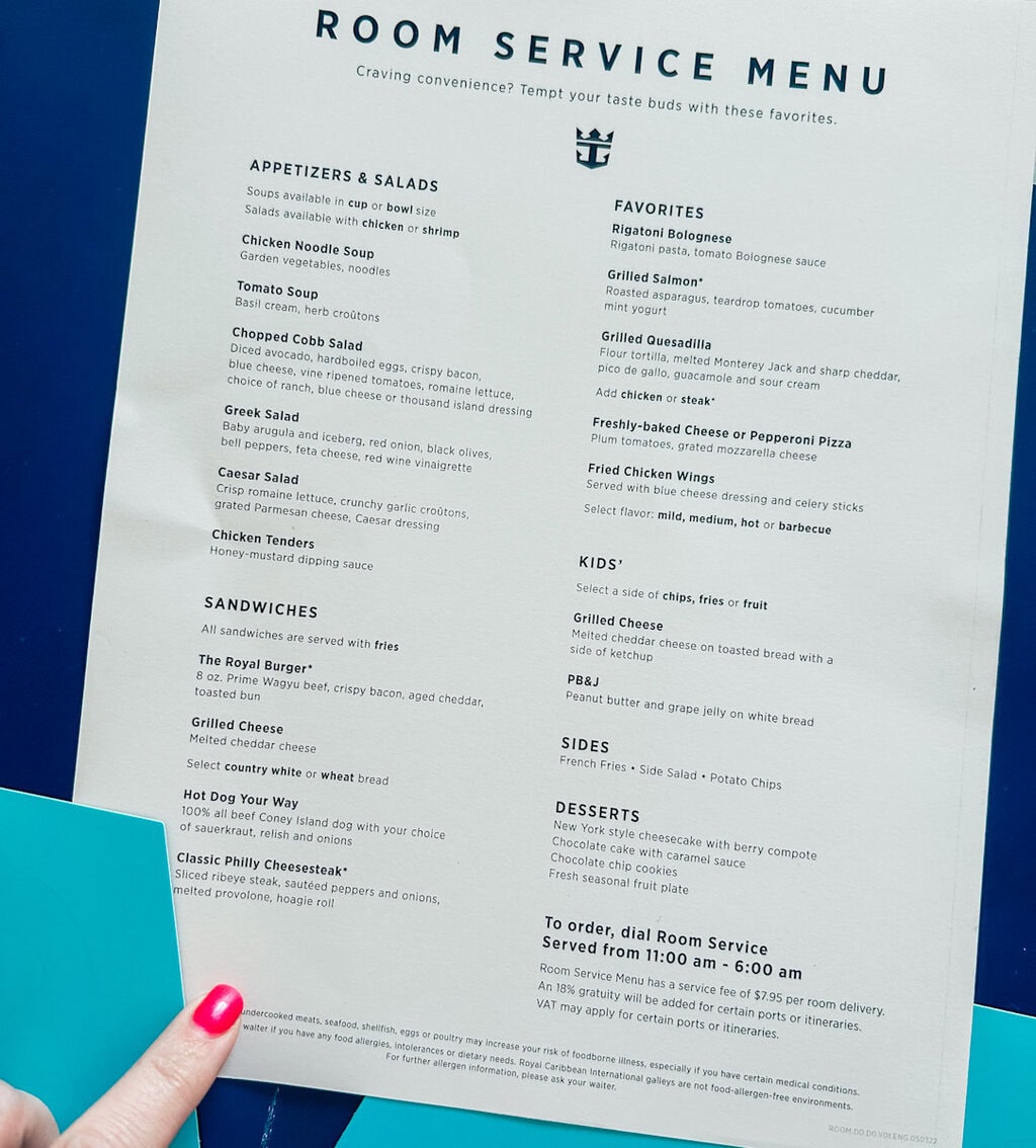 Room Service Is Available From 11am Till 6am