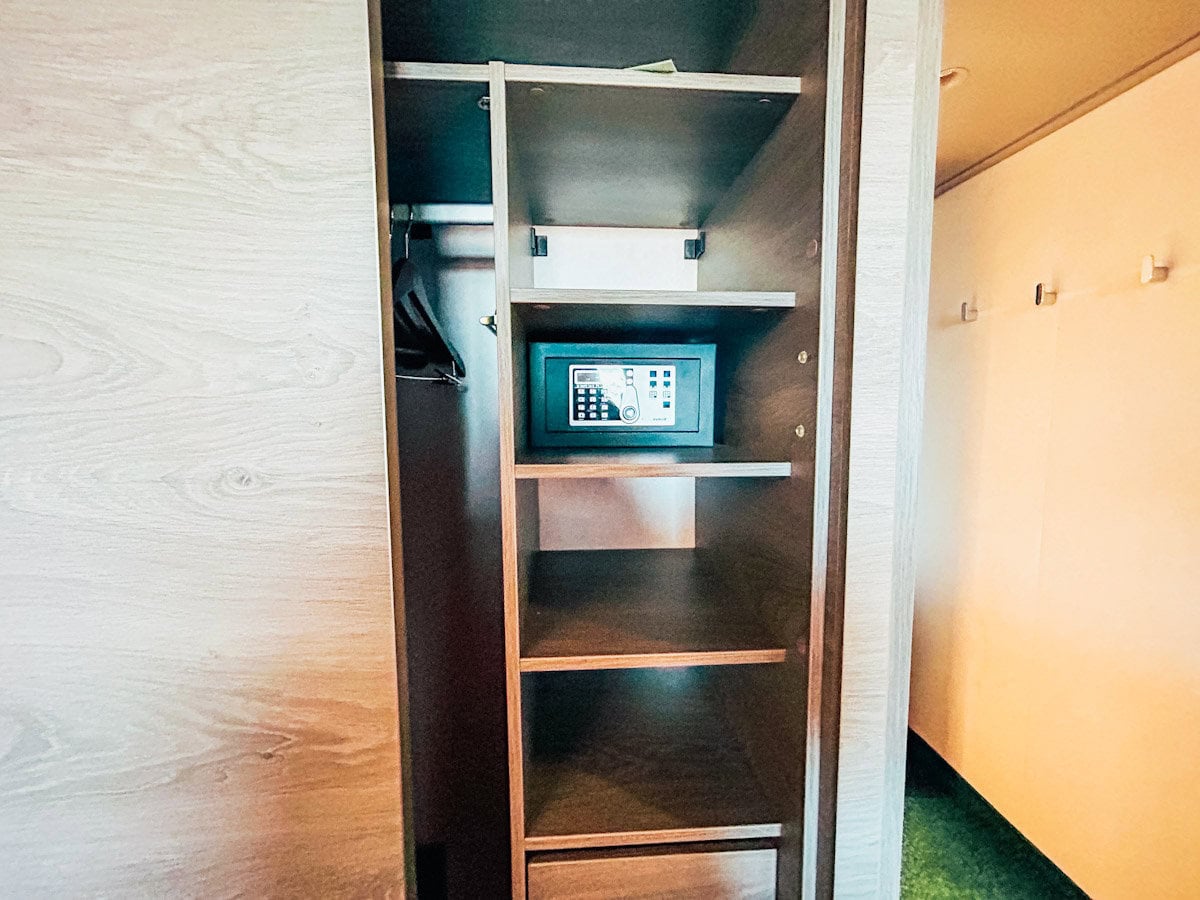 Safe and storage space