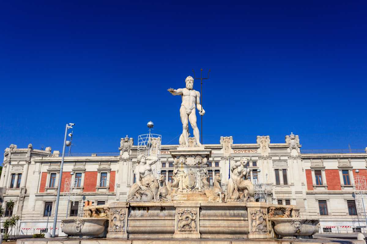 Neptune Fountain Messina Cruise Port