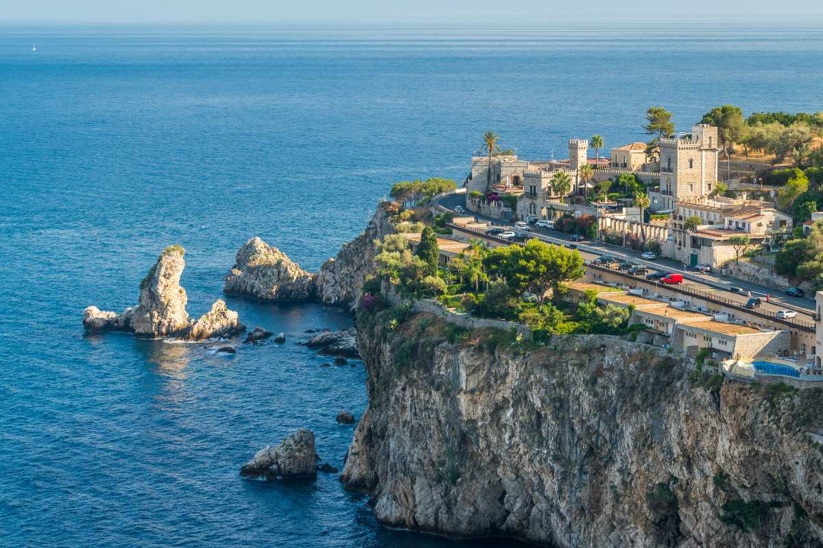 Taormina from Messina Cruise Port