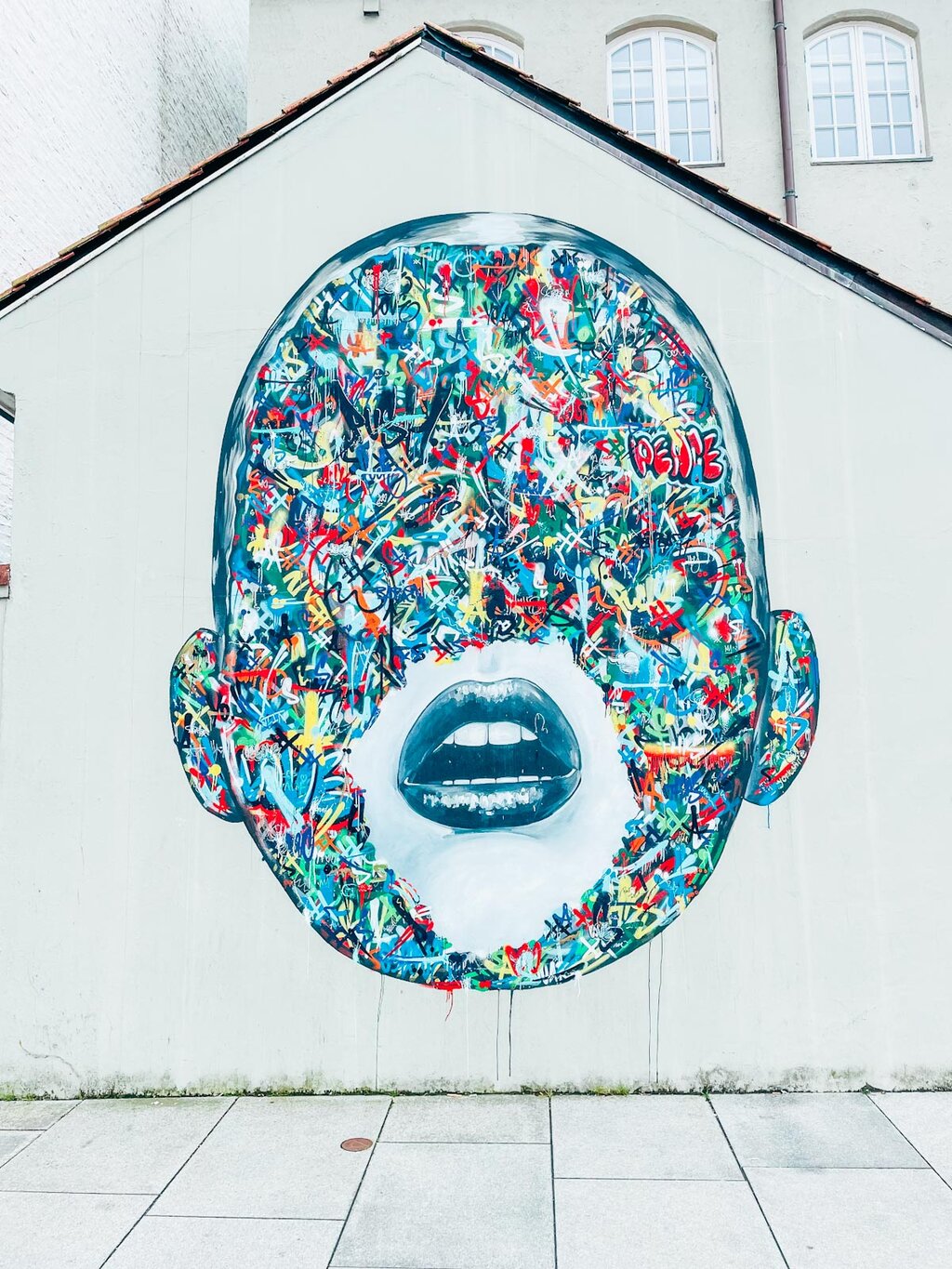 Street art in Stanver Norway
