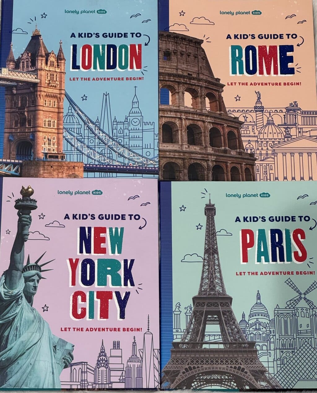 A Kid’s Guide to …. New York City , Rome, Paris and London