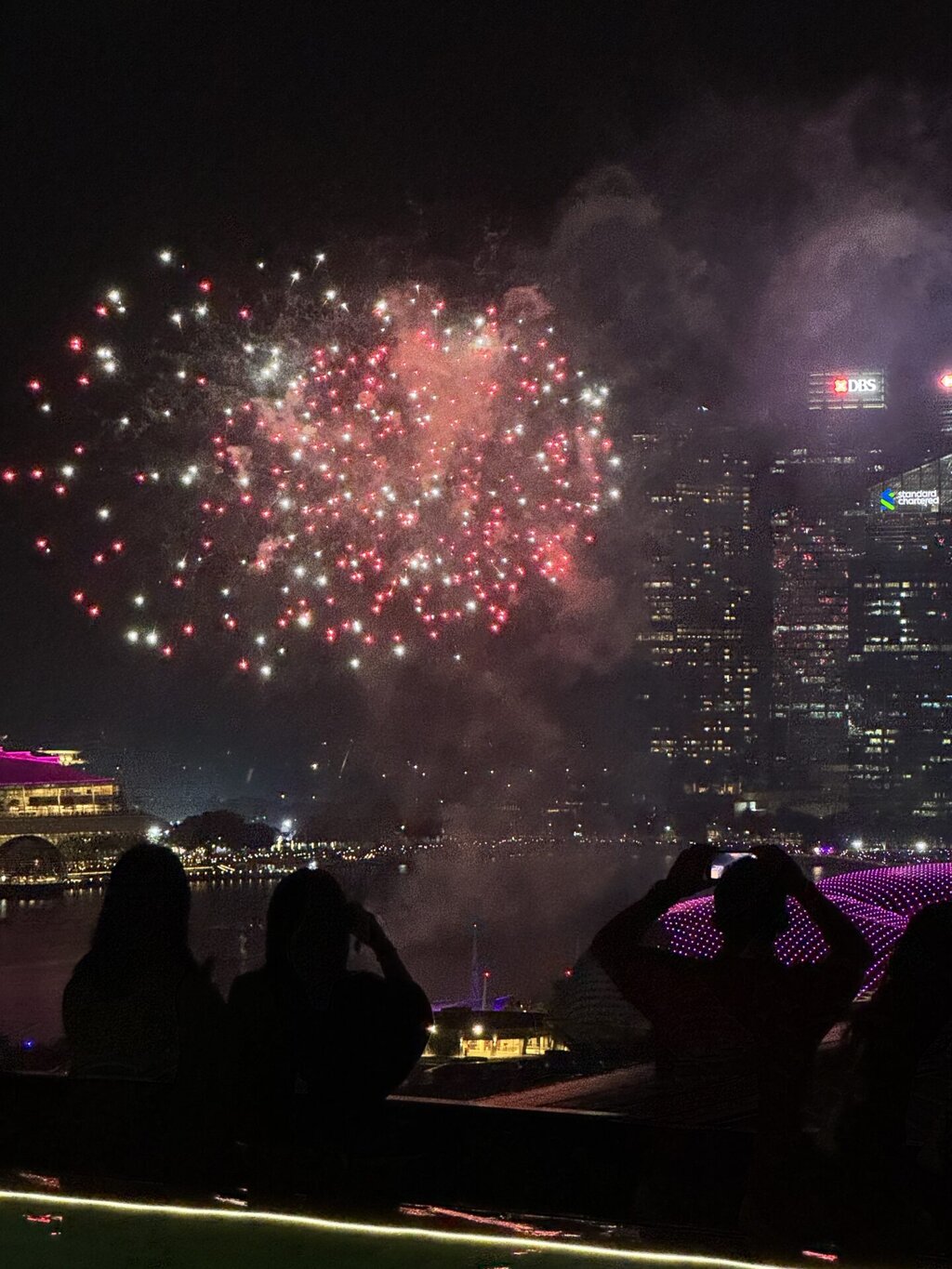 Review: JW Marriott South Beach Singapore – New Year’s Eve Fireworks from the Pool