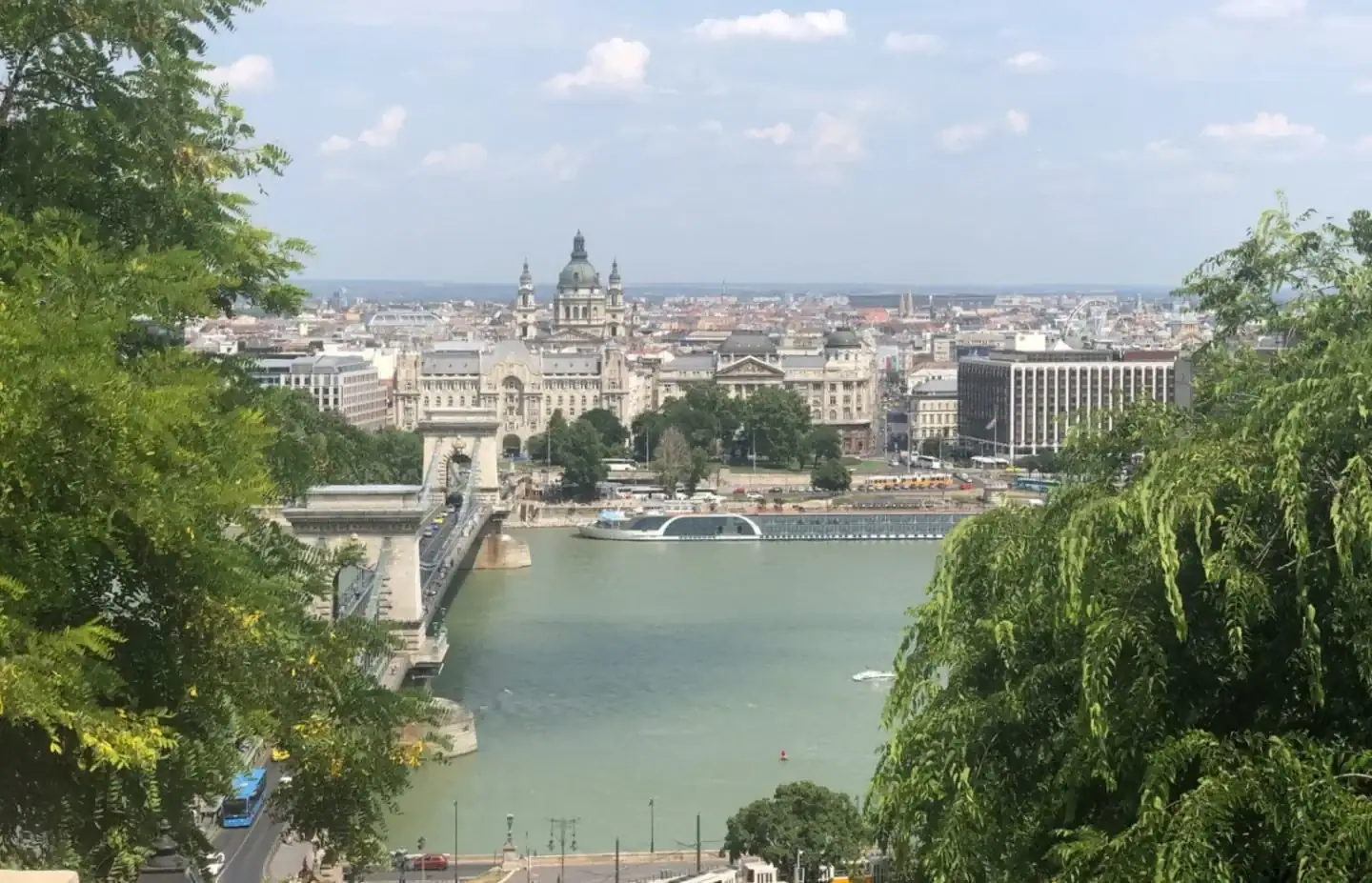 A View of Budapest from the palace