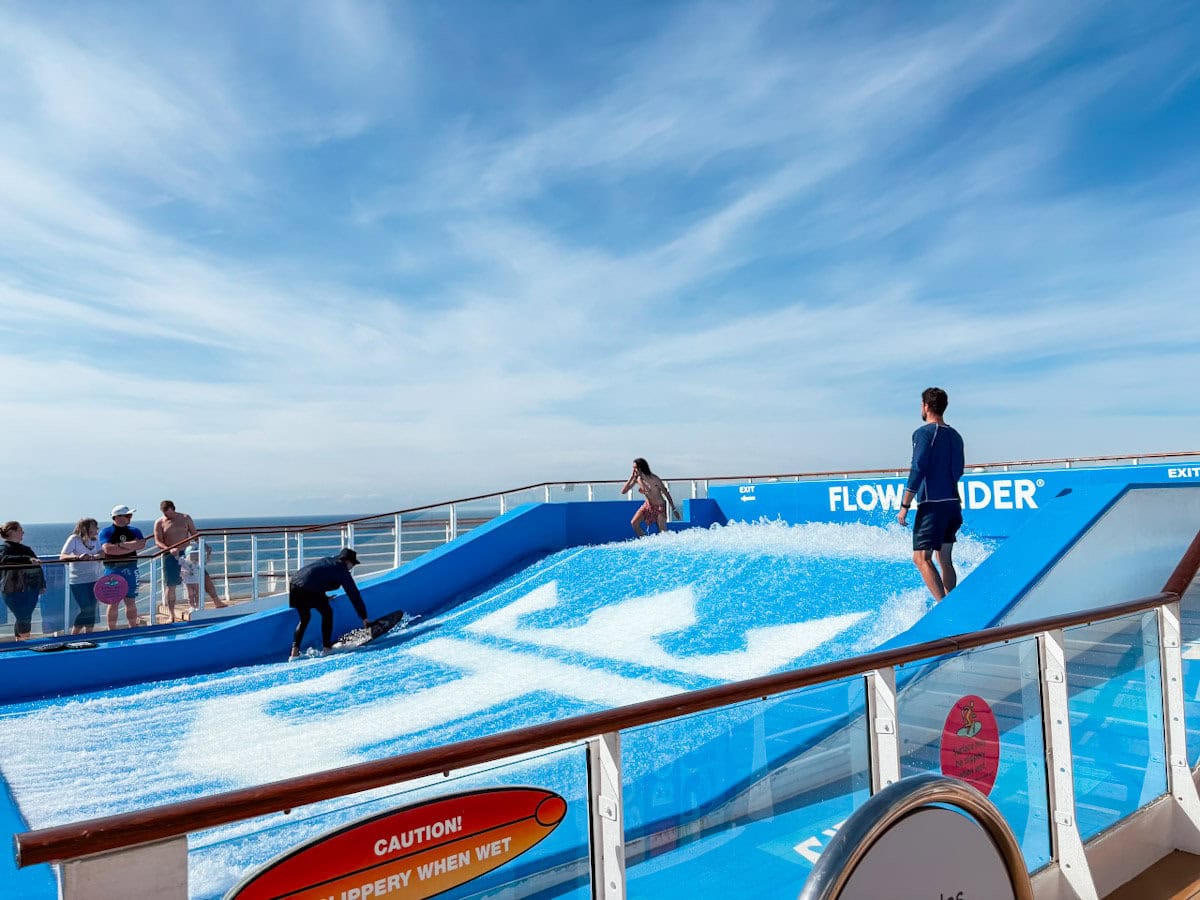 Flowrider on Allure of the Seas