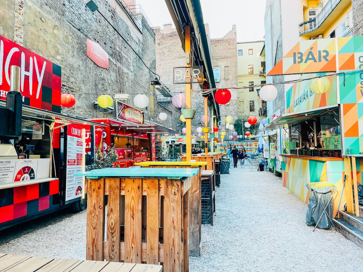 Karavan Food Court in Budapest