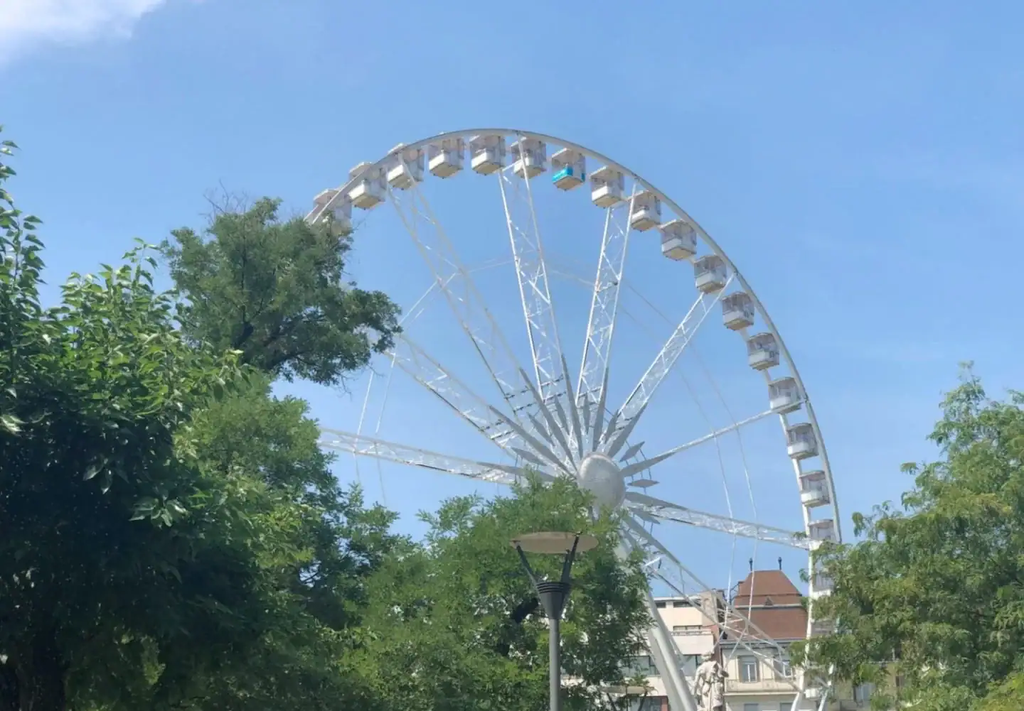 To Get A Great View Of The River And Ride The Budapest Ferris Wheel