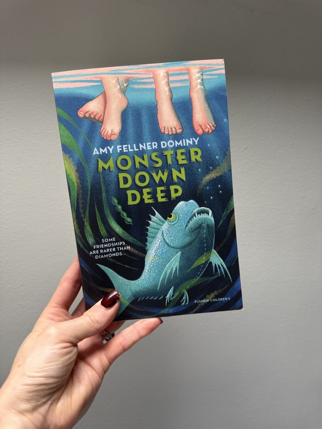 Monster Down Deep - Amy Fellner Dominy (author), Pushkin Children’s (publisher)