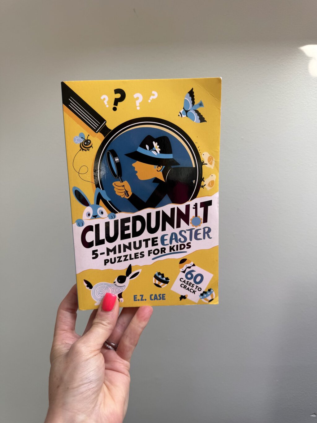 Cluedunnit – 5 minute Easter puzzles for kids – E