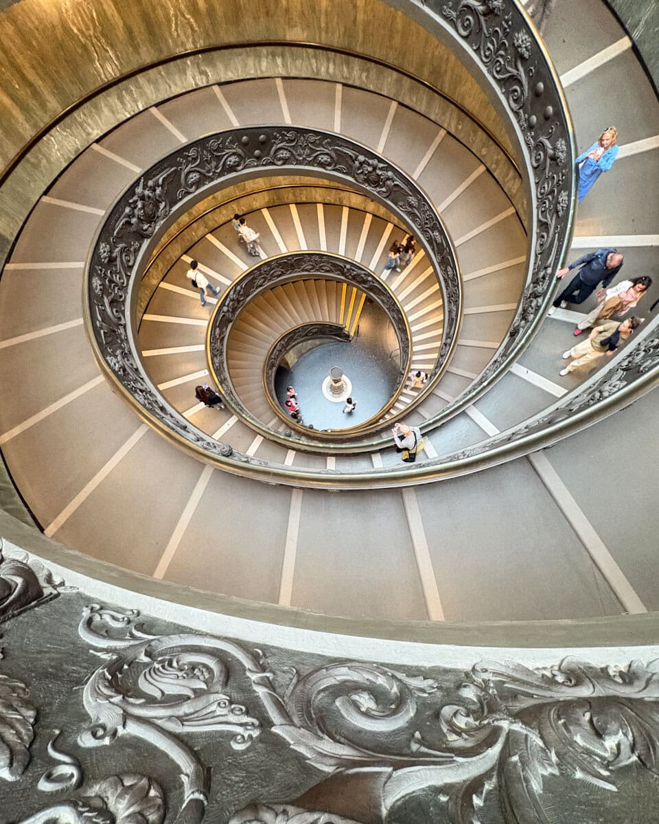 Famouse Staircase Vatican Museum Rome