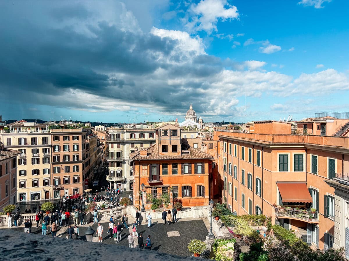 View from the Spanish Steps